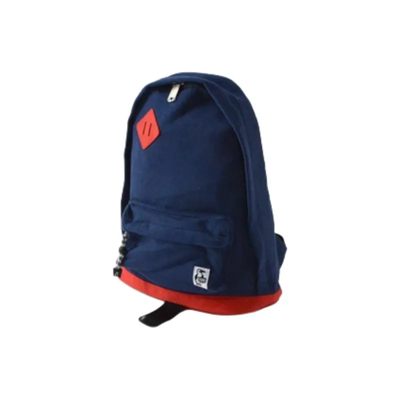 CHUMS Cotton With Polyester Backpack Regular Unisex Blue & Red-1
