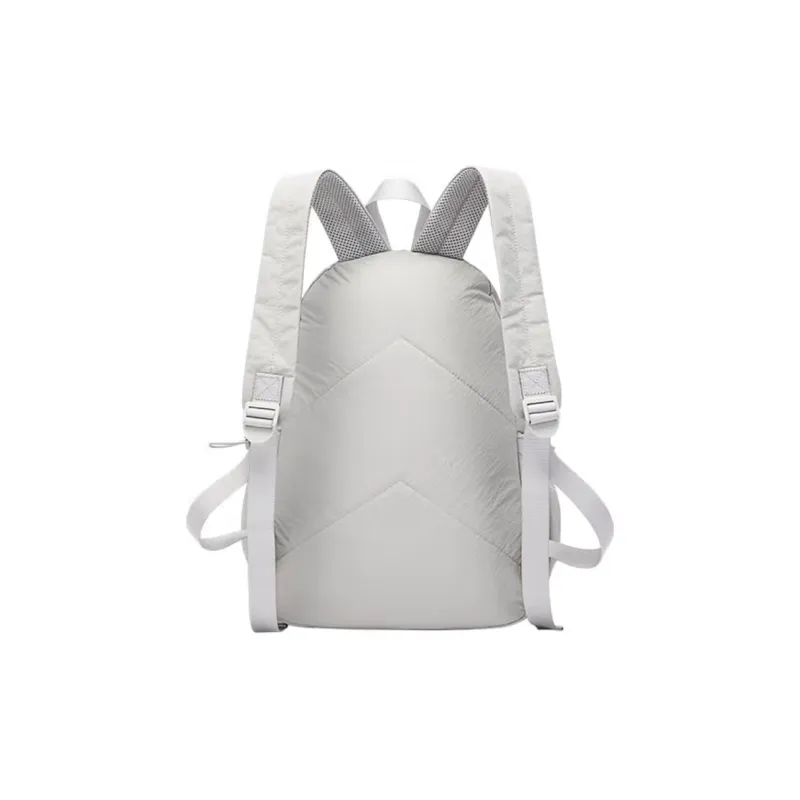 Anta Washed Cloth Backpack Medium Size Unisex Night Mist Gray-2