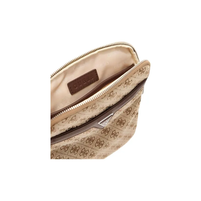 GUESS Canvas Shoulder Bag Crossbody Bag Regular Men's Brown-2