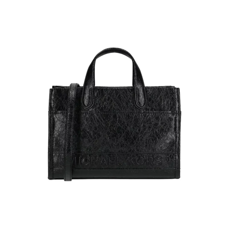 MICHAEL KORS Leather Tote Bag Shopping Bag Shoulder Bag Crossbody Bag Handbag Women's Black-0