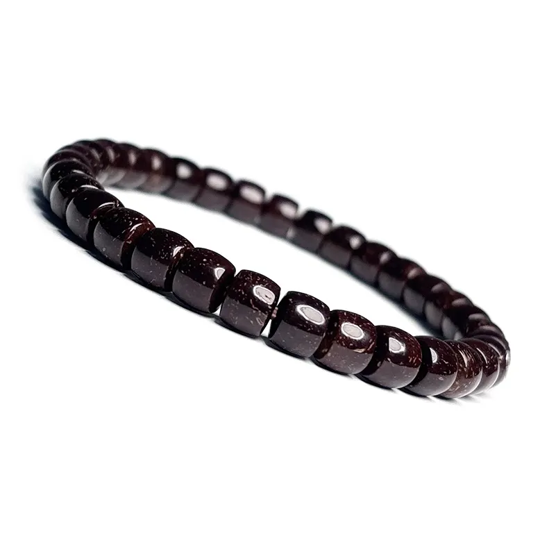 MOUNTAINS AND MANS Coconut Shell Beads New Chinese Style Prosperity And Good Luck Beaded Bracelet Unisex-8
