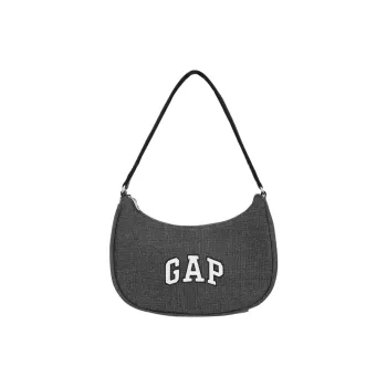 GAP Cotton Shoulder Bag Small Size Women's Black/Blue