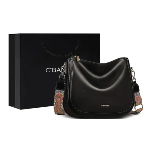 C°BANNER Cow Leather With Synthetic Leather Crossbody Bag Regular Women's Multicolor