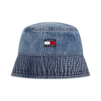 Tommy Hilfiger Cotton Bucket Hats Men's Denim Blue