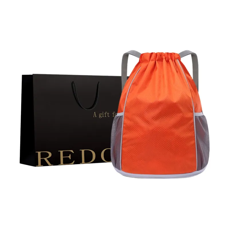 REDOO Oxford Backpack Regular Unisex Royal Blue/Dark Blue/Gray/Orange/Black-10