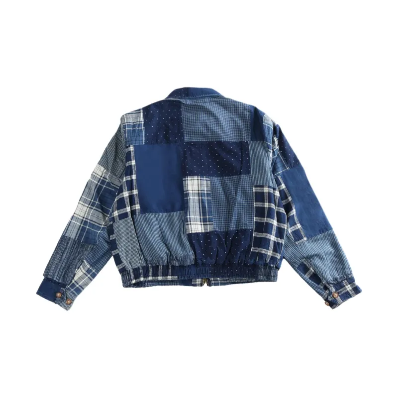 Polo Ralph Lauren Patchwork Unlined Windbreaker Coat 'Indigo'-1