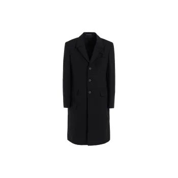 Yohji Yamamoto Coats Men's Black