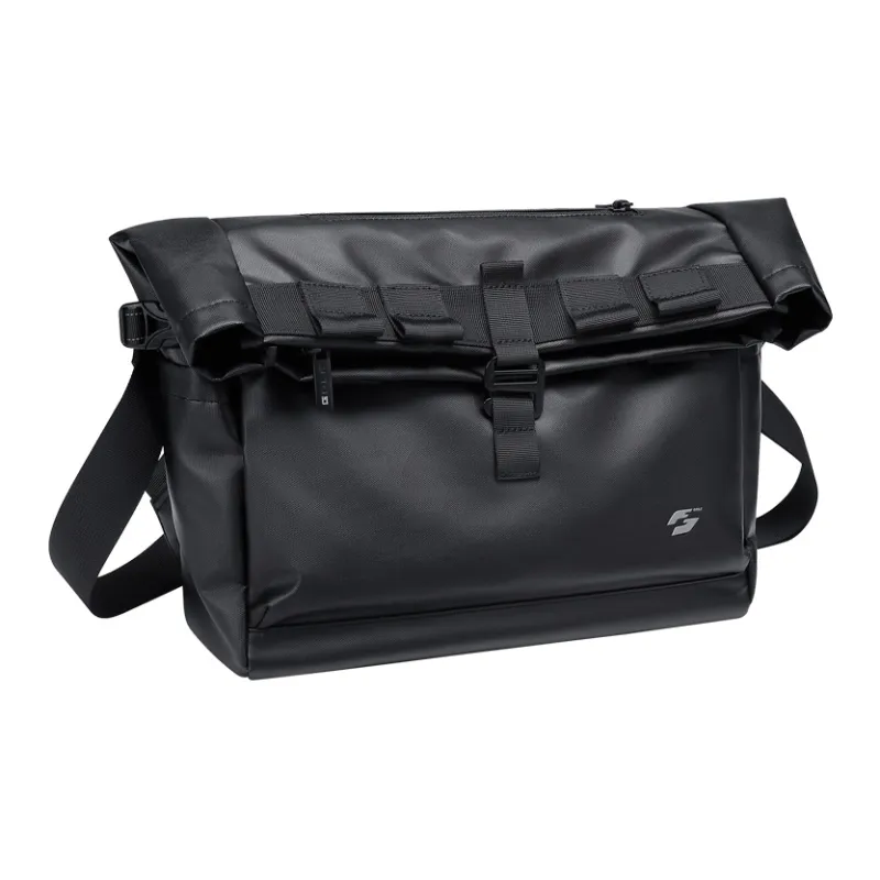 GOLF Fabric Multifunctional Backpack Regular Men's Black/Grey & White & Black-7
