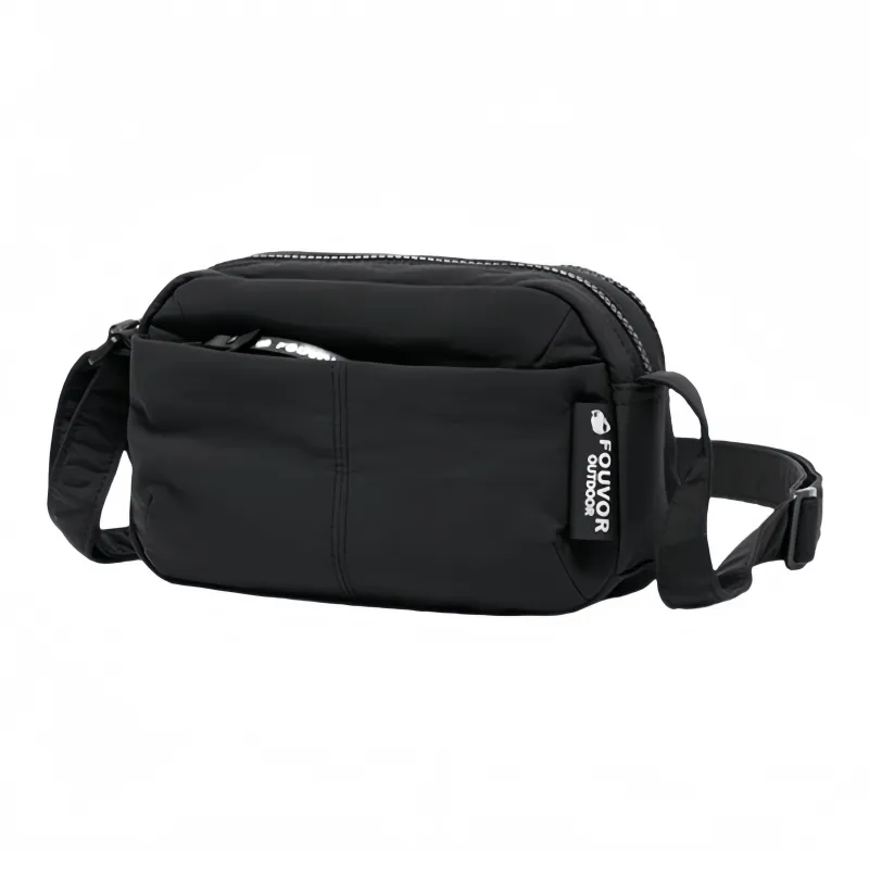 FOUVOR Nylon Fabric Shoulder Bag Unisex Multicolor-12
