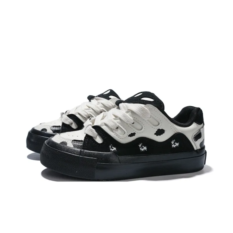 La Chapelle Abrasion Resistant Height Increasing Low Top Skateboard Shoes Women's-9