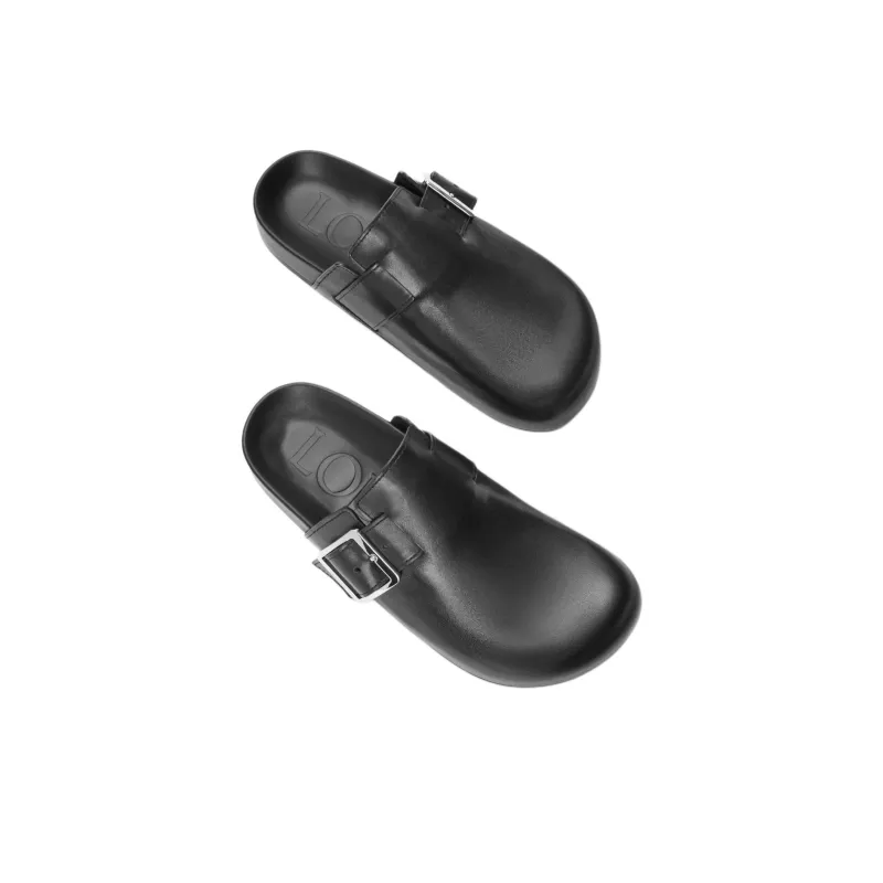 LOEWE Closed Toe Slippers Men's Black-3