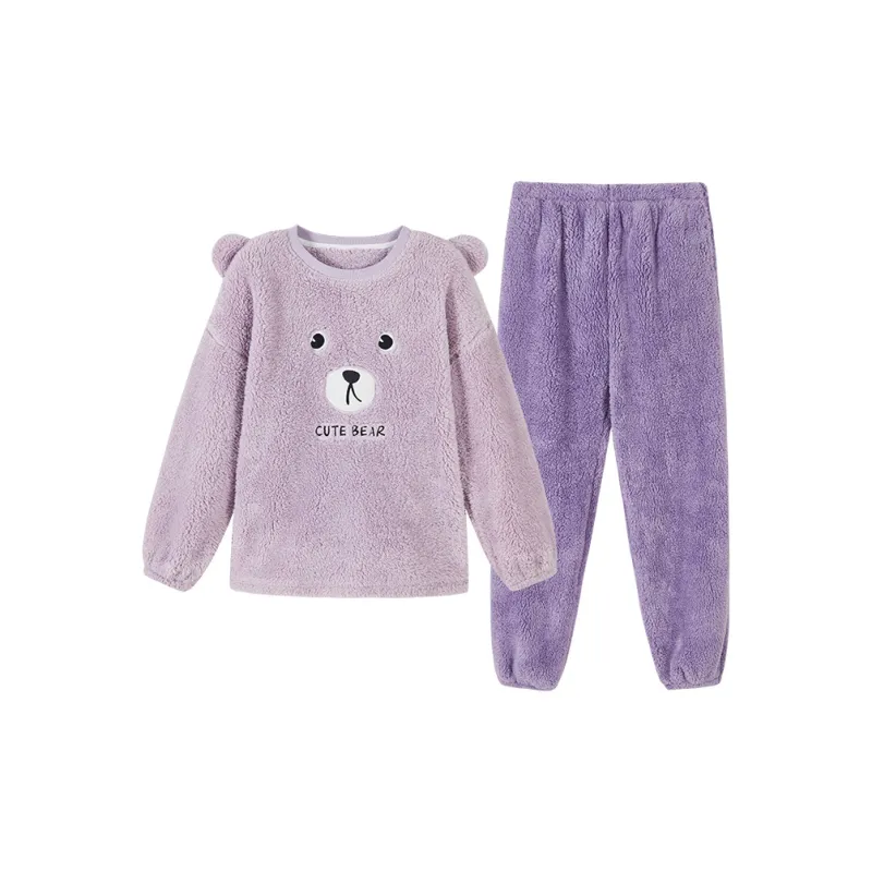 Urban Beauty Pajama Set Women's Purple-0