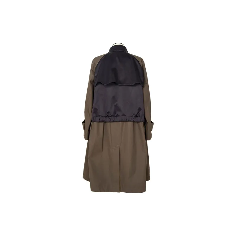 Sacai Coats Men Marine Blue Khaki-1