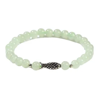 Tokai Family Hetian Jade Bracelets Pale Greenish White Jade Unisex