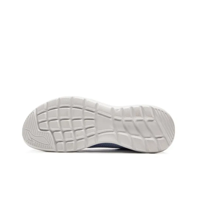 LiNing Light String Cushioning, Slip Resistant, Abrasion Resistant, Lightweight Low Top Running Shoes Men's Blue-4