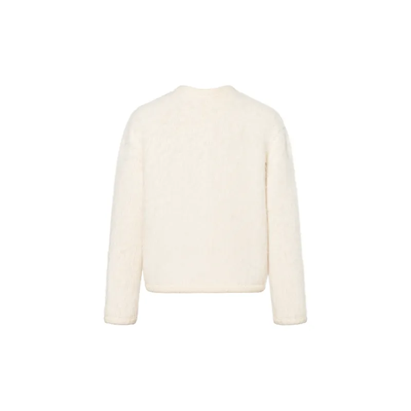 CELINE Cropped Coat Women's White-1