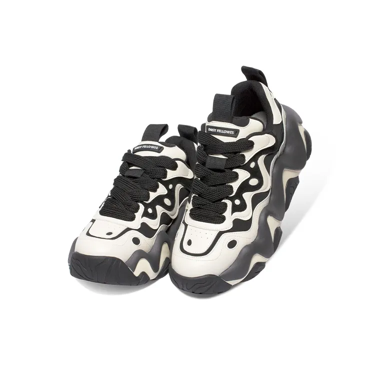 Daisy Fellowes Breathable Lightweight Height Increasing Low-Top Chunky Sneakers Unisex-20