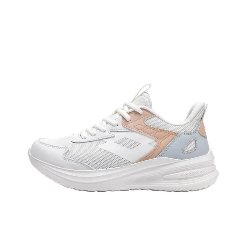 LOTTO Cushioning, Breathable, Lightweight Low Top Running Shoes Women's Ivory White-0