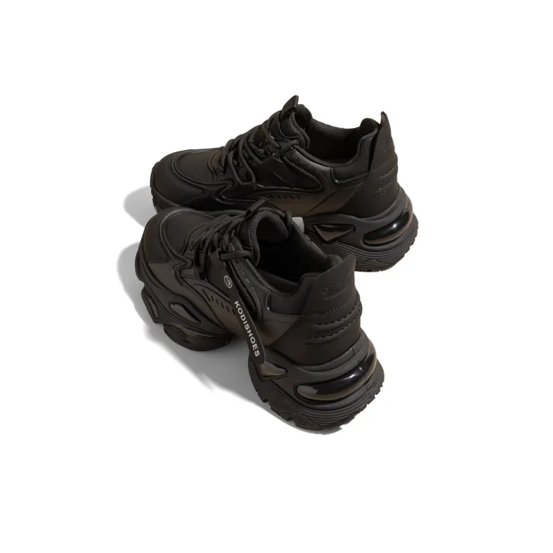 KODI Anti Slip And Wear Resistant Height Increasing Low Top Chunky Sneakers Women's-2