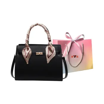 Yalu PU Handbag Shoulder Bag Crossbody Bag Regular Women's Black/Red