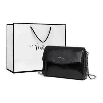 MILLIE'S Synthetic Leather Shoulder Bag Crossbody Bag Hobo Bag Regular Women's Black