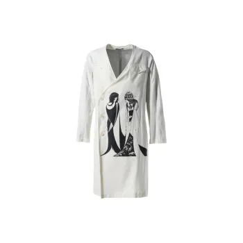 Yohji Yamamoto Coat Men's White