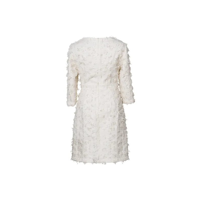 ROEYSHOUSE Long Sleeved Dresses Women's Ecru-1