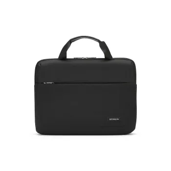 SEPTWOLVES Fabric Briefcases Handbags Large Size Men's Black