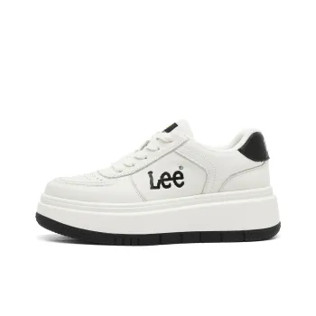 Lee Small White Shoes Low-Top Skateboard Shoes Women's