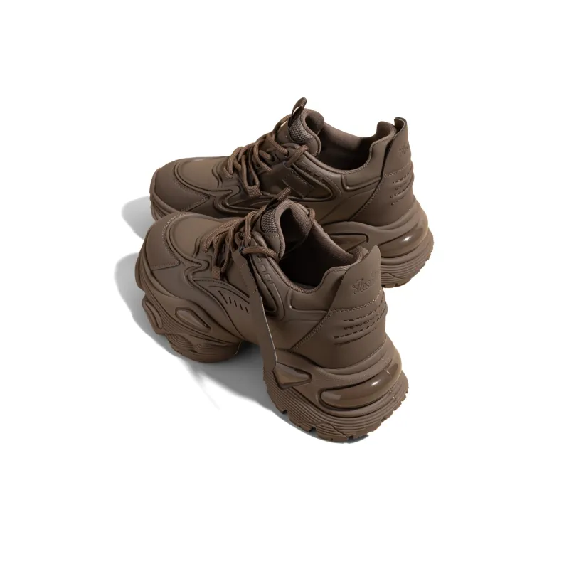 KODI Anti Slip And Wear Resistant Height Increasing Low Top Chunky Sneakers Women's-12