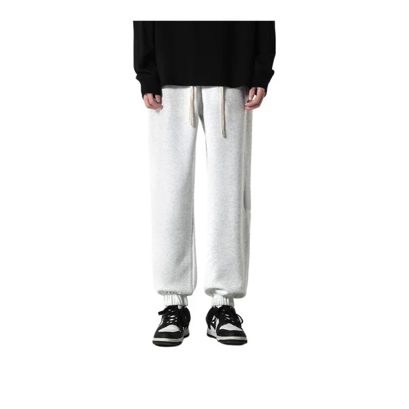 ROSECREED Casual Pants Unisex White Heather Gray-1
