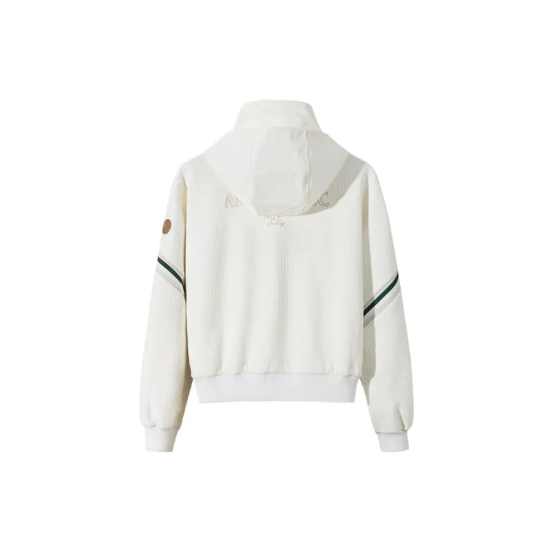 Anta Life Collection Jackets Coats Women's Ivory / Number Mist Grey-1
