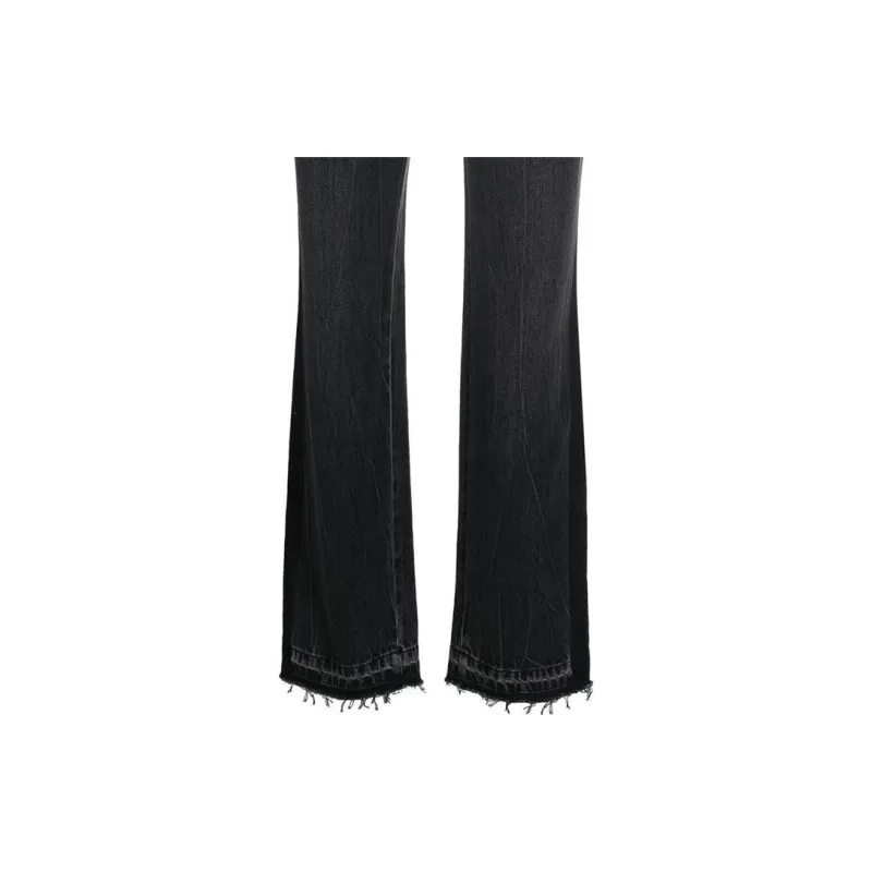 Alexander McQueen Flared Denim Jeans-5
