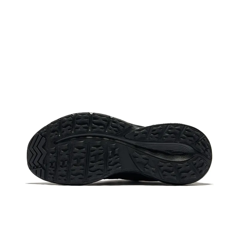 Erke Wilderness Lightweight Cushioning Rebound Low Top Casual Shoes Women's Jet Black-4
