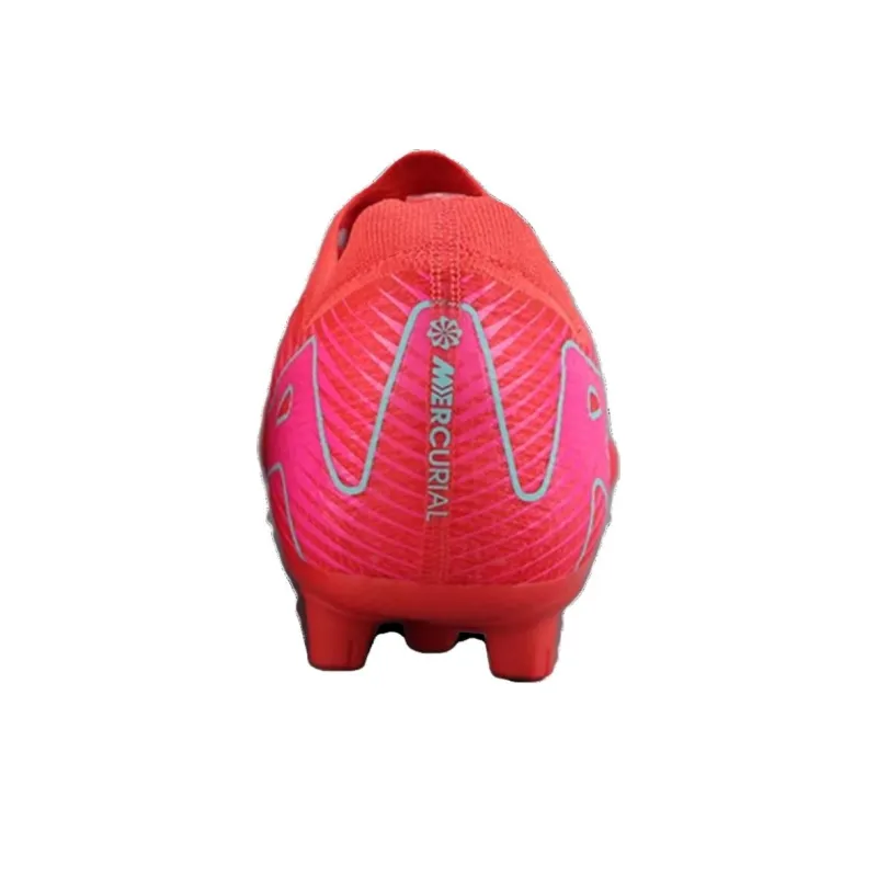 Nike Mercurial Vapor 16 Pro HG Rubber Short Studs Anti Slip Wear Resistant Soccer Shoes Men's Red-3