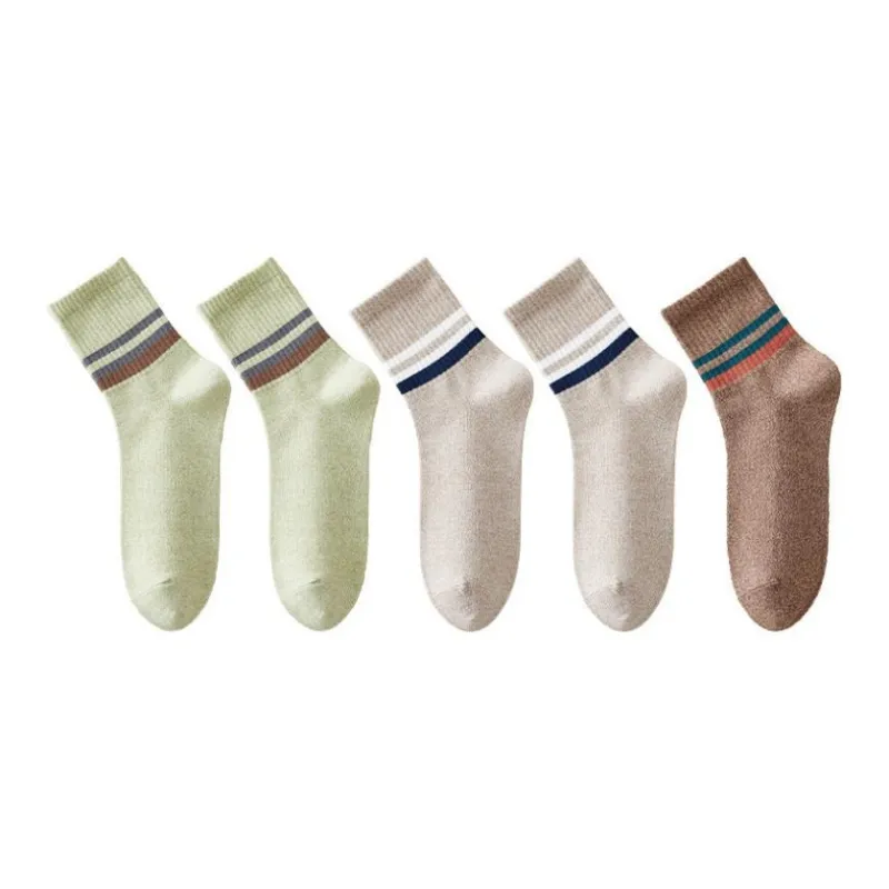 MIIOW Mid Calf Socks Men's 5 Pack-20