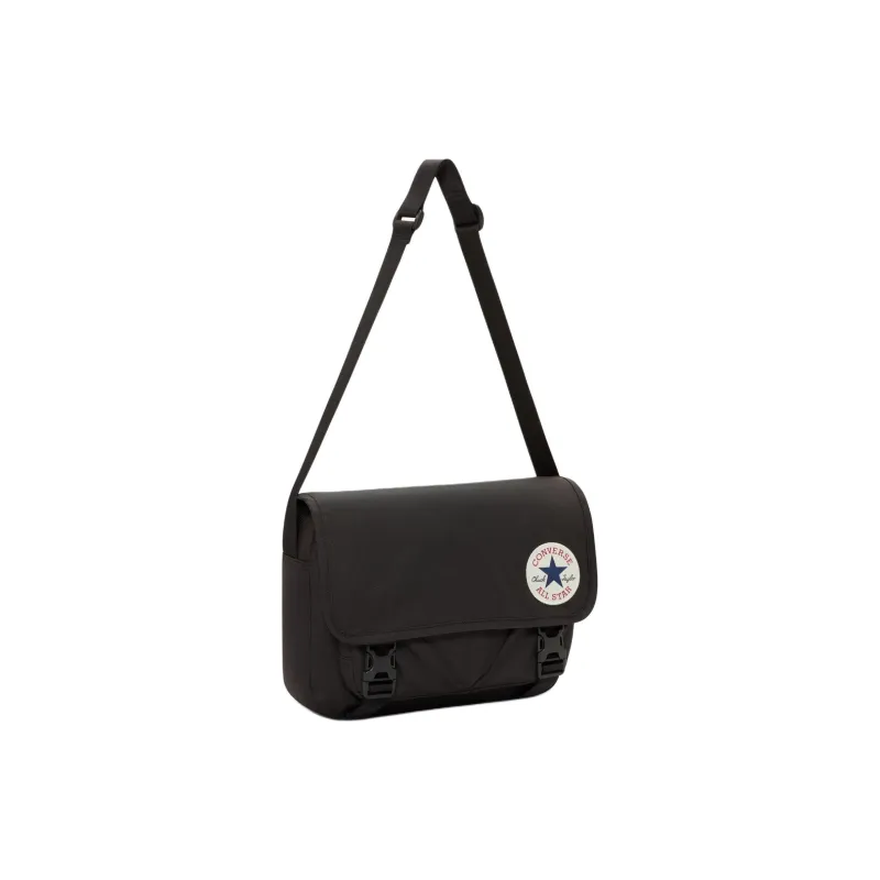 Converse CHUCK TAYLOR Polyester Messenger Bag Crossbody Bag Shoulder Bag Unisex Black-1
