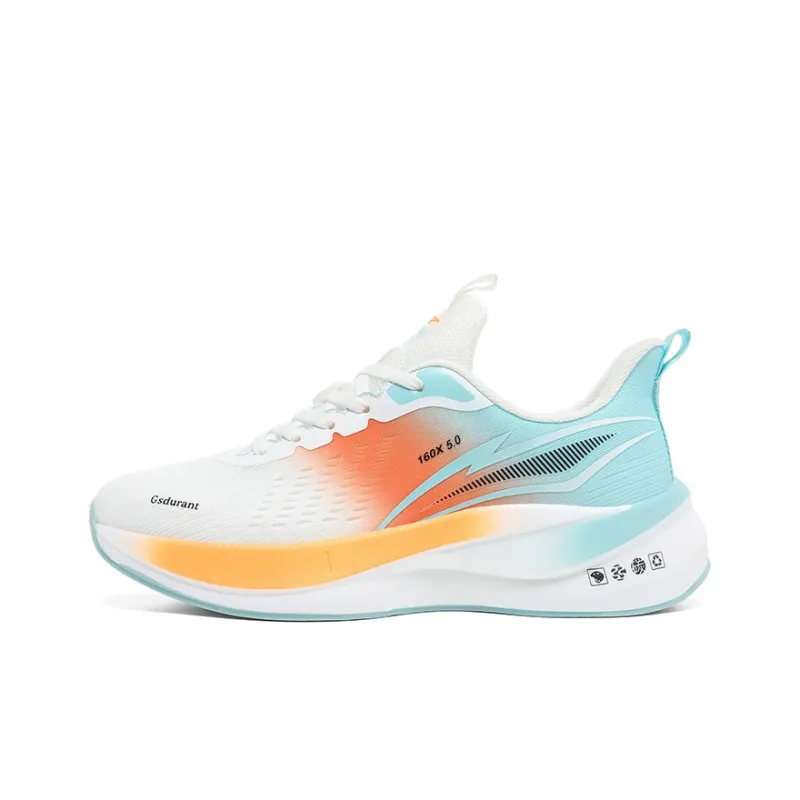 Gaius Durant Cushioning, Abrasion Resistant, Slip Resistant Low Top Supercritical Running Shoes Unisex Green Orange-0