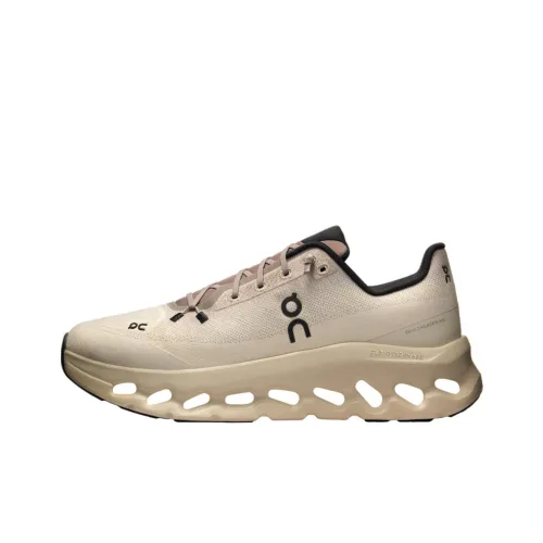 On Cloudtilt Anti Slip Wear Resistant Low Top Running Shoes Men's Beige