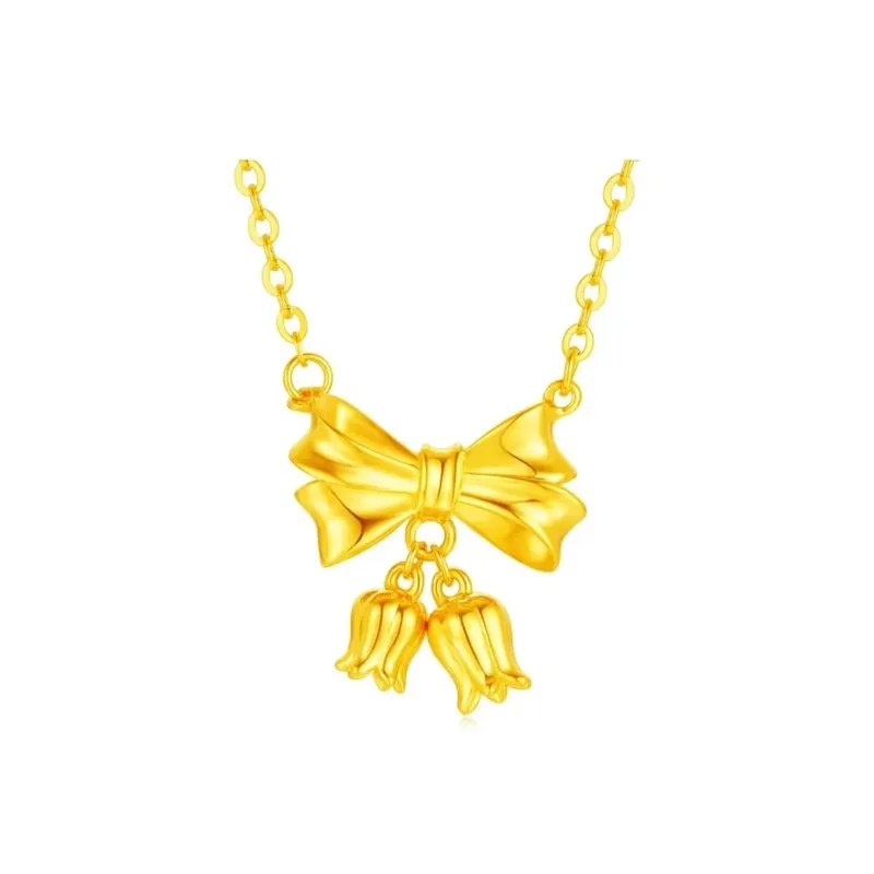 Golden Bliss S925 Silver Necklaces Women's-0
