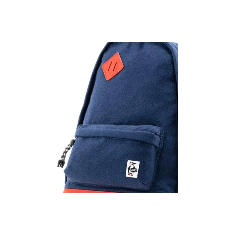 CHUMS Cotton With Polyester Backpack Regular Unisex Blue & Red-3