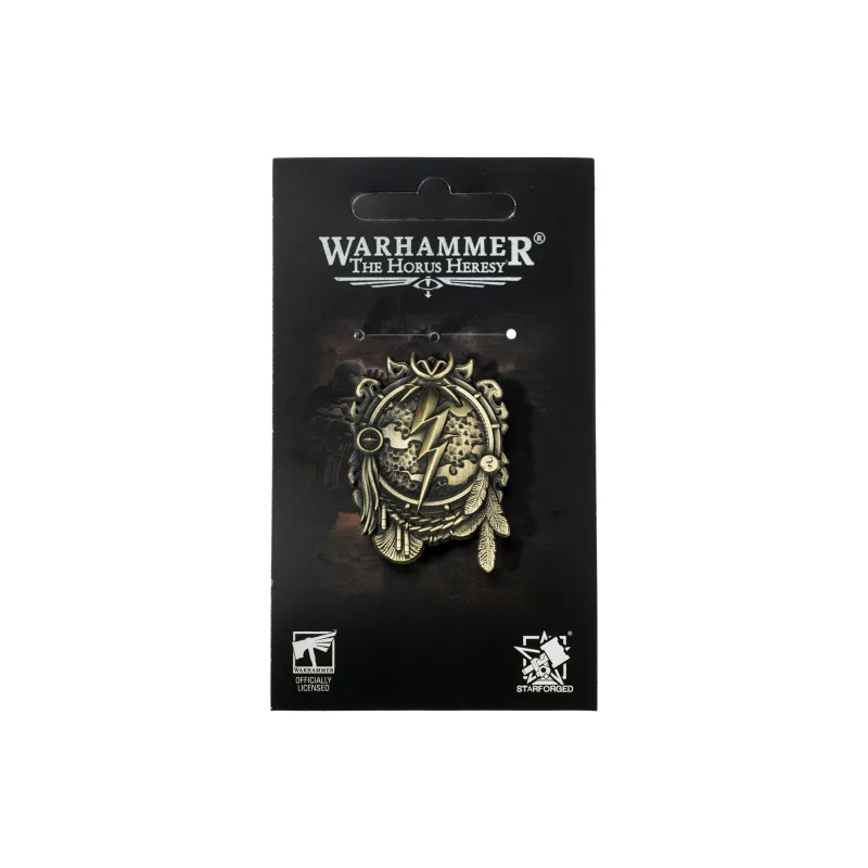 STARFORGED Warhammer 30K Burning Galaxy White Scar Honor Warband Badge Brooch Merch Star Forge Badges-1