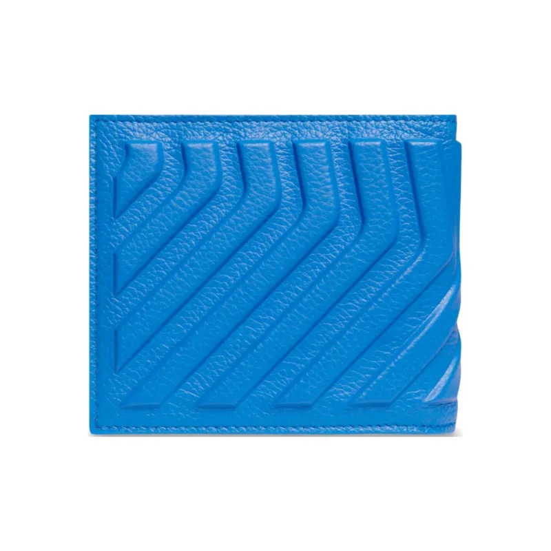 Balenciaga Calfskin Wallet Card Holder Coin Purse Men's Blue-2