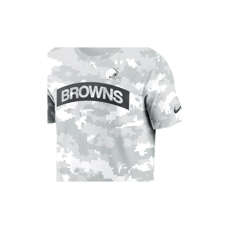 Nike Cleveland Browns Salute To Service Edge Arch Men's Nike Dri FIT Nfl T Shirt-2