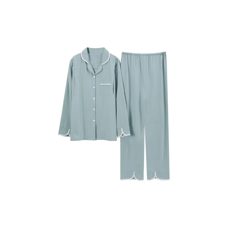 GOSO Pajama Set Women's Uniform Blue-0