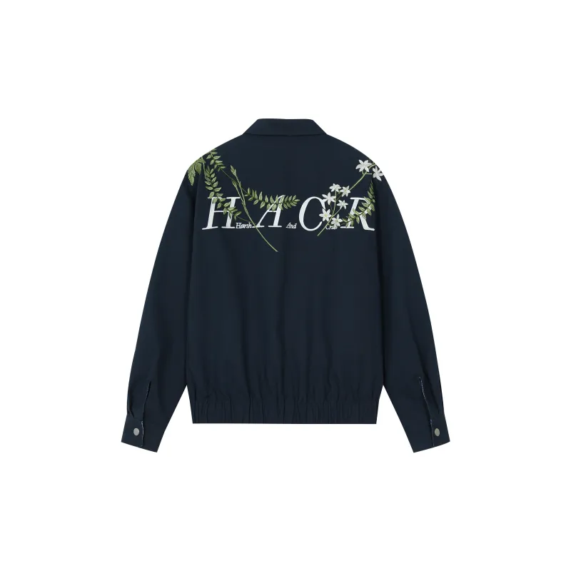 HARSH AND CRUEL Jackets Coats Unisex Navy Blue-1