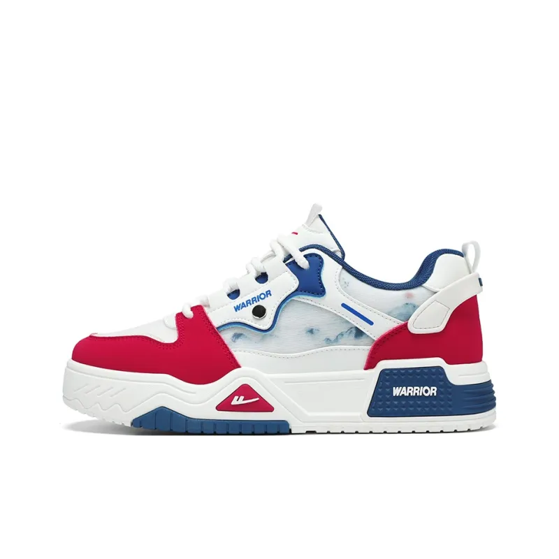Warrior Height-Enhancing Wear-Resistant Lightweight Breathable Low-Top Casual Shoes Men's-0