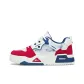 Beige Red Blue