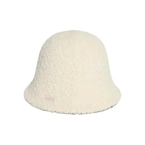 FILA Polyester Bucket Hats Women's Cream