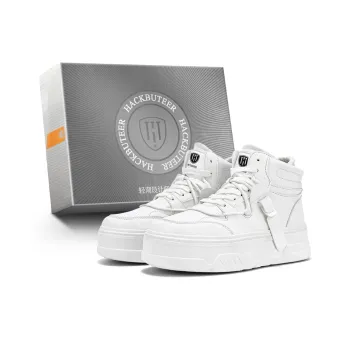 HACKBUTEER High Top Skateboard Shoes Men's Box